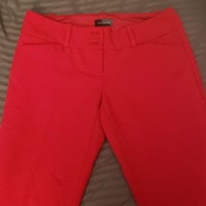 Capri Length Dress Panta - Candy Apple Red